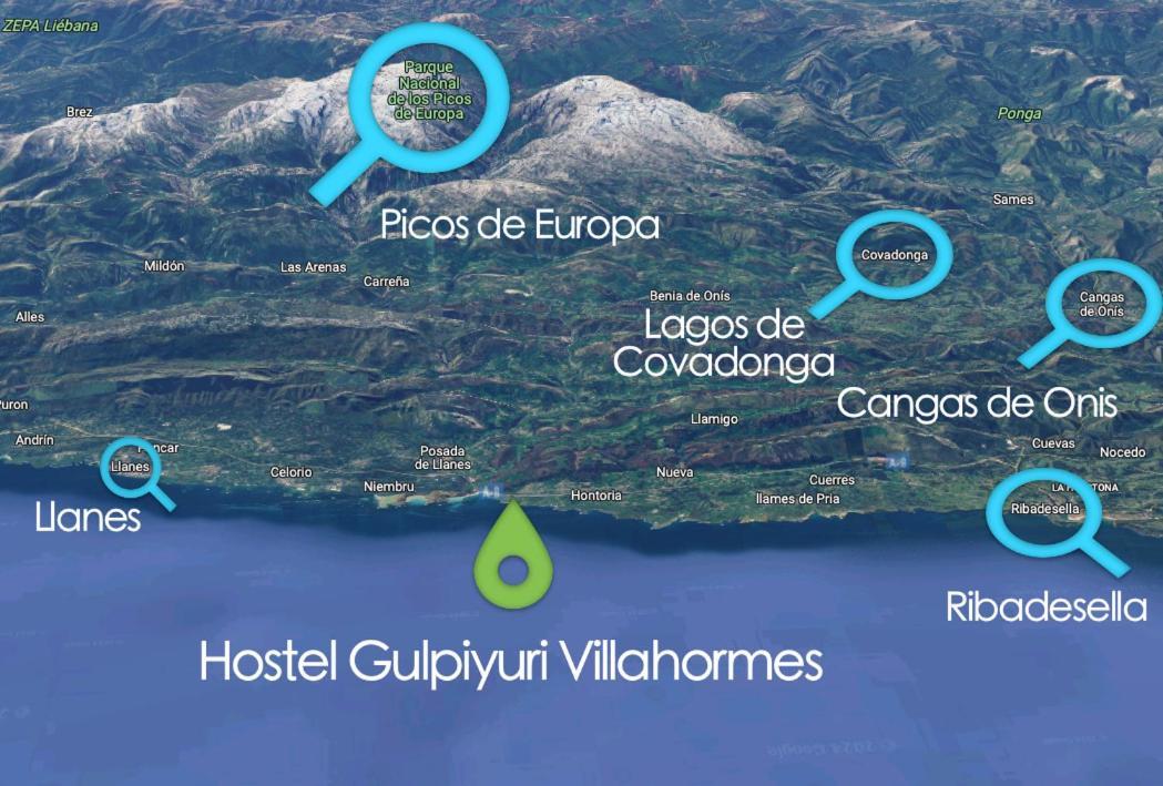 Hostel Gulpiyuri Llanes Villahormes Экстерьер фото